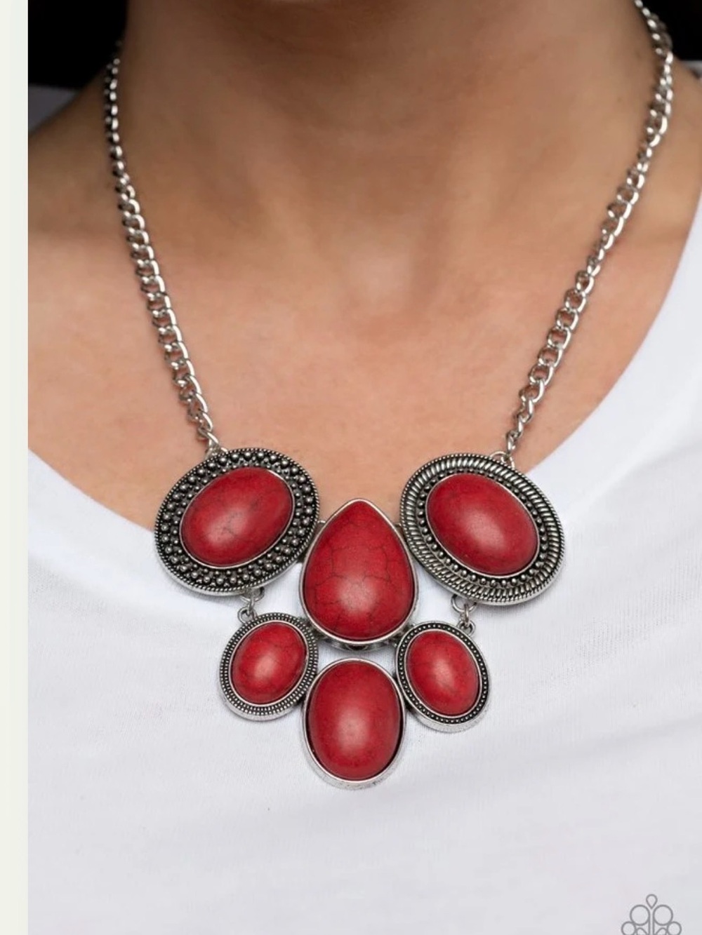 Paparazzi Necklace ~ All-Natural Nostalgia Red